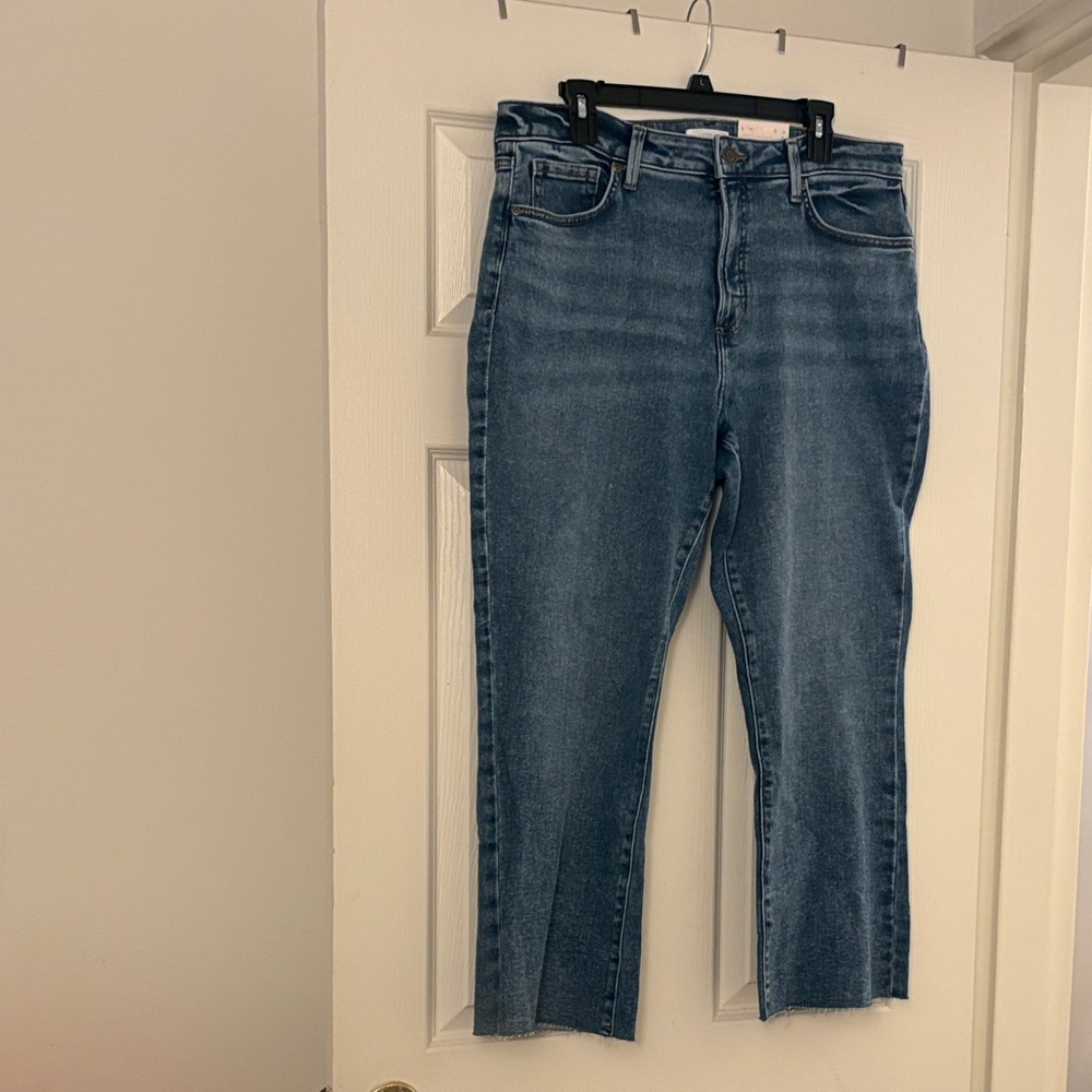 LC Lauren Conrad Mid Wash Ankle Jeans